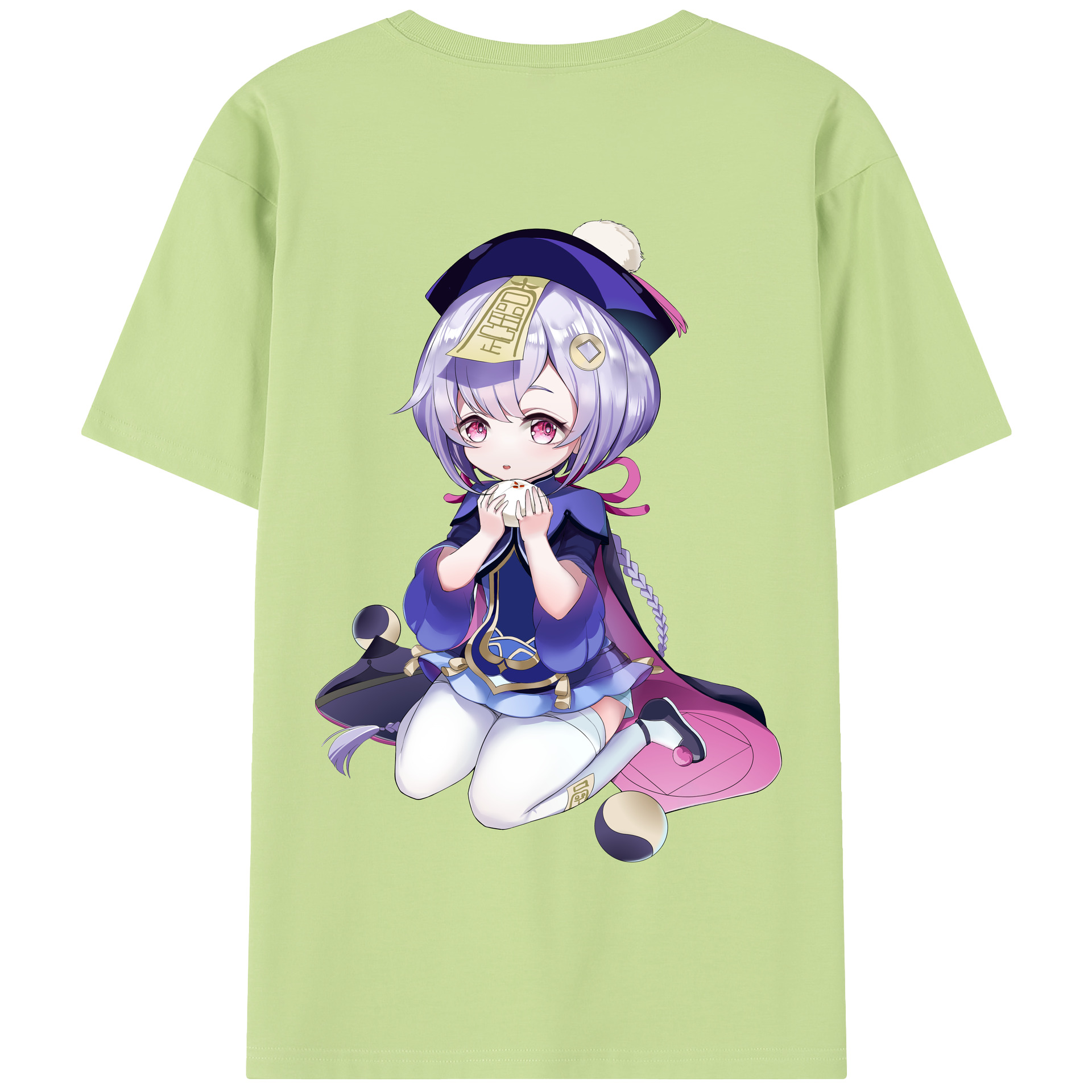 げんし神 七七 なな  genshin Nana 綿100％半袖Tシャツ（背面プリント）
